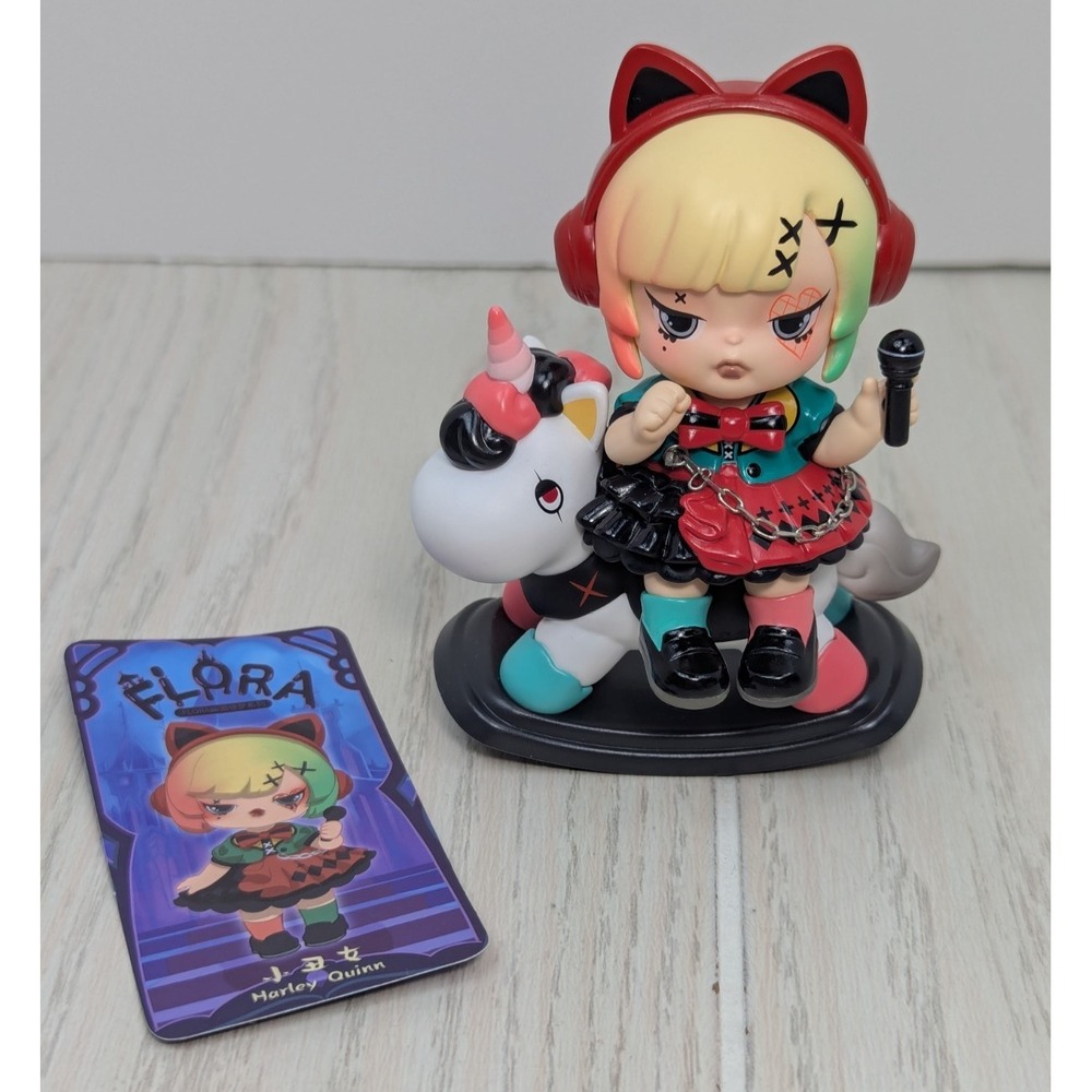 Flora Secluded Garden Startled Dream blind box‎ figure card Harley Quinn unicorn